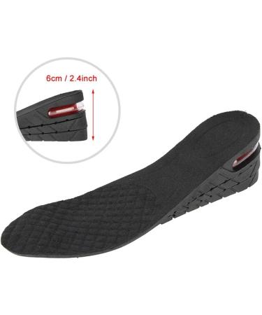 Height Adjustable Increase Insoles | 4-Layer PU Heel Lift for Unisex | Boost Height Comfortably - Buy Online on GoSupps.com