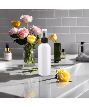 TIANZD 24 Pieces Empty 100 ml White PET Plastic Fine Mist Pump Spray Bottles with Black Top Portable Sprayer for Perfume Water Cosmetic Travel Containers Refillable 2x Funnel - Buy Online on GoSupps.com