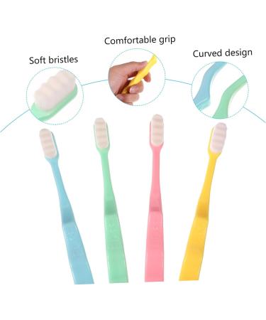 Buy Minkissy 4-Piece Micro Toothbrush Set for Kids & Adults - Travel-Friendly Manual Tooth Cleaning Tools | International Shipping Available - Buy Online on GoSupps.com