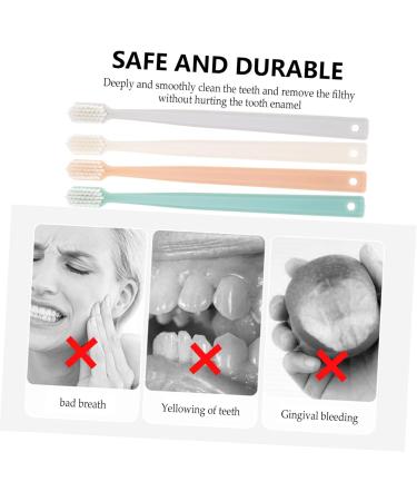 Minkissy Soft Portable Toothbrush Set - 10 Ergonomic Travel Toothbrushes for Adults | Lightweight & Disposable Household Dental Care Products - Buy Online on GoSupps.com