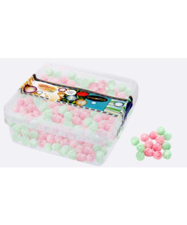 Your Naschbox |Sour candy balls |1kg Naschbox |XL large packing for party candy bar & as a gift - 2 varieties mix - strawberry & apple