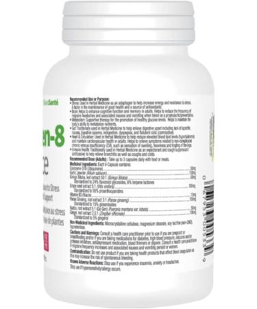 Prairie Naturals Rejuven-8 Force Multi-System Herbal Support - 60 V-Capsules - Buy Online on GoSupps.com