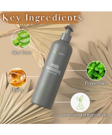 Edge Entity Peppermint & Aloe Vera Conditioner | Moisturizing Treatment for Kinky Curly Coily Hair (4A-4C) - 8 oz - International Shipping Available - Buy Online on GoSupps.com