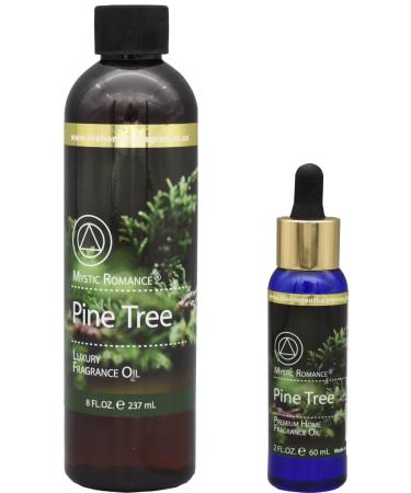 The Home of Fragrances - Set of 2 Bottles of Fragrance Oils - 2oz & 8oz (Pine Tree)