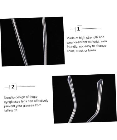 Subsofan Universal Glasses Accessories Replacement Arms & Legs for Sunglasses & Spectacles | 2 Pairs Included - Buy Online on GoSupps.com