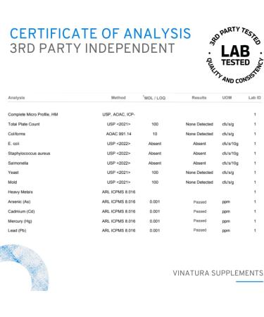 VINATURA Cistanche with Horny Goat Weed 1250mg - 60% Icariin Extract for Energy, Strength & Cognitive Support - USA Made, 60 Capsules - Buy Online on GoSupps.com