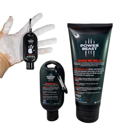 Power Beast Liquid Chalk Combo - 200ml + 50ml, with Chalk Ball - 2.2 oz | Professional Hand Grip for Gym, Weightlifting, Rock Climbing, Crossfit | Liquid Sports Chalk for Gymnastics, Powerlifting, Pole Dance - Buy Online on GoSupps.com