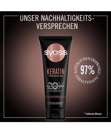 Buy SYOSS Deep Conditioner with Keratin - Pack of 6 (250 ML Each) | International Shipping Available - Buy Online on GoSupps.com
