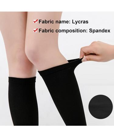 Shop Compression Stockings for Men & Women - Elastic Calves Support for Running & Sports (Black Size L) - Buy Online on GoSupps.com
