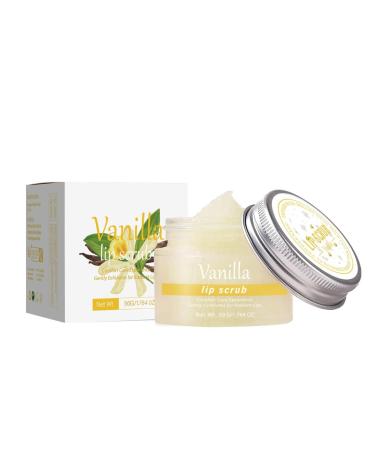 Lip Scrub Stick, Lip Exfoliant, Moisturizing Lip Stick, Lip Exfoliator Set, Lip Scrub Stick Set Moisturizing Lip Scrub Exfoliator Stick for Smoother, Softer Lips, Daily Care (vanilla, 50g)