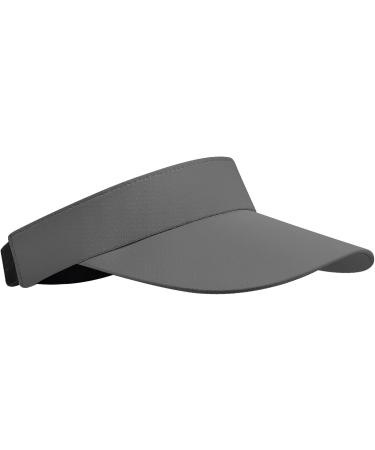 Clape UV Protection Visor Cap - Quick-Drying Adjustable Sun Shield for Golf & Tennis - Summer Outdoor Visor in Dark Gray (RNKD01) - Buy Online on GoSupps.com