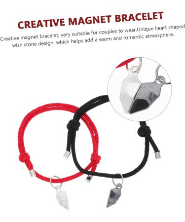 SOIMISS 3 Pairs couple hands romantic gifts trendy bracelets dainty bracelet Couple Wristband Gift friendship bracele girlfriend bracelet Valentine's Day Jewelry Gift Stylish - Buy Online on GoSupps.com