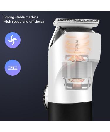 5 in 1 Hair Clipper Kit 19 Length Adjust 2 Speed Settings R Shaped Cutter for Hair Grooming Trimmer with LCD Screen - Buy Online on GoSupps.com