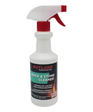Rutland Products Brick & Stone Cleaner Fireplace Cleaning Solution 16 Fl Oz
