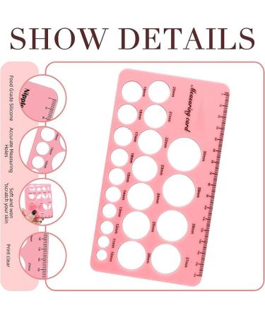 Nipple Rulers for Flange Sizing Silicone Nipple Ruler for Flange Sizing Breast Pump Sizing Tool for New Mothers 1.5m Silicone Flanges Size Measure for Nipples - Buy Online on GoSupps.com