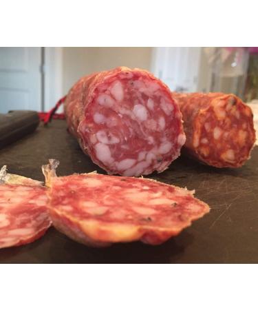 Hot Soppresata Natural Dry Cured Sausage, Nitrate Free 10-12 oz stick