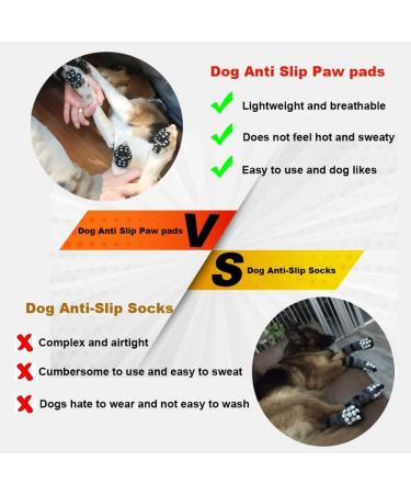 Valfrid Anti-Slip Paw Protection for Dogs - 48 Self-Adhesive Silicone Gel Pads Non-Slip Traction Dog Shoes Multicolor Size S (0-5kg) - Buy Online on GoSupps.com