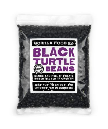 Gorilla Food Co. Black Turtle Beans - 400g