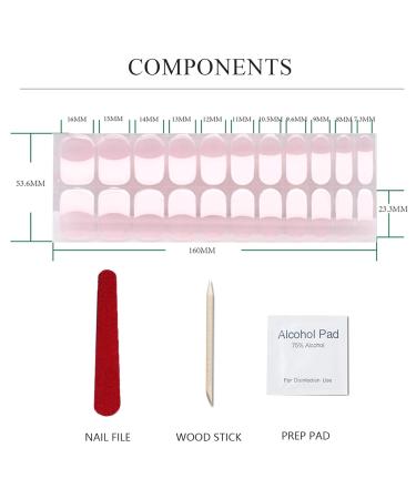 Shop Semi Cured Nail Gel Strips - French Polish Stickers & Jelly Glaze Wraps for Perfect Manicures - Buy Online on GoSupps.com