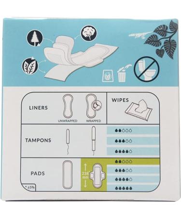 Organic Ultra Pads with Wings - 14 Count | Eco-Friendly Menstrual Protection - Buy Online on GoSupps.com