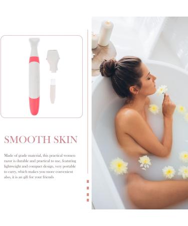 Buy Women's Epilator Trimmer Set - Stainless Steel Hair Removal Razor for Legs | Efficient Electric Hair Cutter - 18x2.5x0.5 cm - Red - Buy Online on GoSupps.com