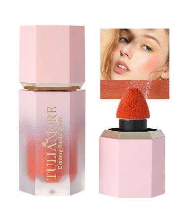 Liquid for Cheeks | Waterproof Super Dewy Liquid Stick Cream Face Natural Smudgeproof Long-Wearing Cream for Lips Eyes Cheek Fovolat 05#
