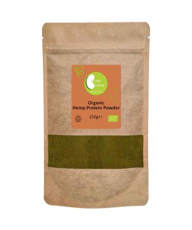 Organic Hemp Protein Powder - Certified Organic - by Busy Beans Organic (250g) - Buy Online on GoSupps.com