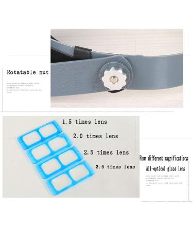 Headband Magnifying Lens Wearable Reading 4 Times Magnifying Glass Industrial Maintenance Magnifying Glass Optical Lens Good Times - Buy Online on GoSupps.com