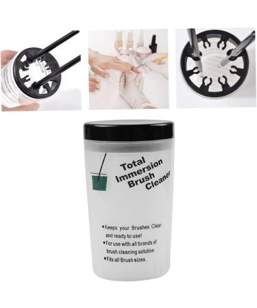 Nail Art Brush Cleaner Cup Immersion Brush Cleaning Bottle with Multiple Size Slots Brush Cleaning Cup - Buy Online on GoSupps.com