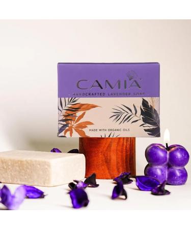 100% Organic Handmade Lavender Soap | Natural Stress Relief & Healthy Skin | Suitable for All Skin Types | Chemical Sulfate & Paraben Free | 4.2 Oz - Buy Online on GoSupps.com