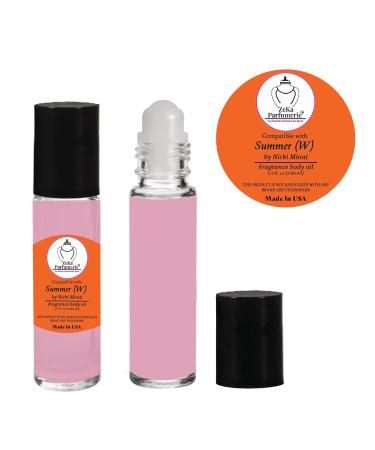 ZEKA PARFUMERIE Compare to Aroma Compatible with Summer by Nicki Minaj for Women Fragrance Body Oil on 1/3 oz (9.86ml) Travel size Roll-On Botlle - Buy Online on GoSupps.com