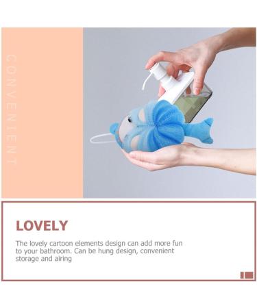 Ipetboom 8 Pcs Bath Ball Cleaning Sponge - Kids Loofah Pouf Wash Body Scrubbers - Perfect for Infants & Children | Soft Bath Sponges Esponja para Ba arse - Buy Online on GoSupps.com