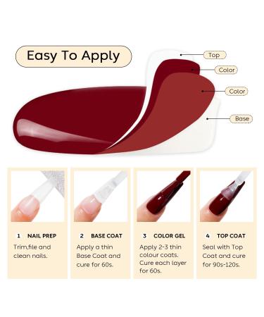 Buy Gel Nail Polish 15ml - Soak Off UV LED for Salon & DIY Nail Art - International Shipping - Buy Online on GoSupps.com