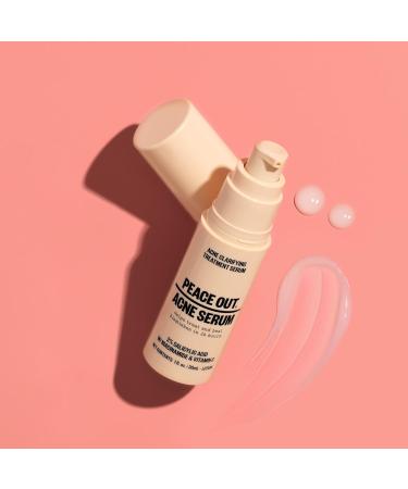 Peace Out Skincare Acne Serum - 2% Salicylic Acid for Clear Skin | Daily Multi-Benefit Face Serum | International Shipping Available - Buy Online on GoSupps.com