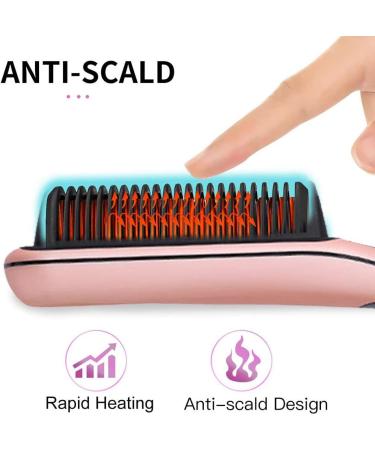Buy Hair Straightener Comb - Ceramic Tourmaline Ionic Flat Iron & Beard Brush | SM LITERS BEAUTY - Fast International Shipping - Buy Online on GoSupps.com