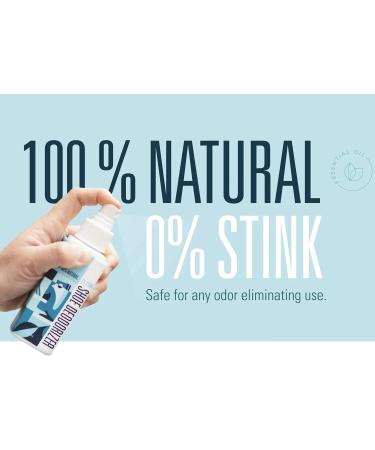 Natural Shoe Deodorizer Spray - Instant Odor Eliminator for Shoes & Sports Gear - 12 Essential Oils & Enzymes for Fresh Smell - Gym Bag Deodorizer - 4oz - Buy Online on GoSupps.com