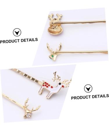 FRCOLOR 3 Christmas Hair Clips Girl Santa Hair Clip Snowman Hair Clips Cute Pin Xmas Bobby Pins Snowman Alloy Hairpins Hair Clips for Kids Party Hairpin Decorate Child Metal Cartoon - Buy Online on GoSupps.com