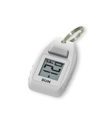 Sun Company Digital Zipogage - Compact Zipperpull Digital Thermometer | for Skiing, Snowboarding, Cold-Weather Camping, Snowshoeing, or Any Outdoor Activity