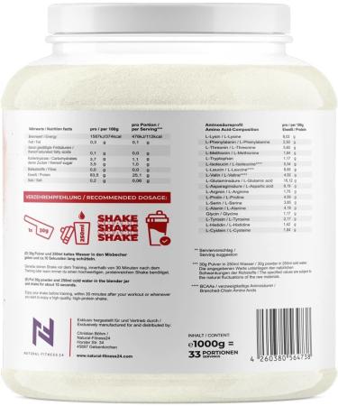 Wheymazing Whey Protein Isolate 1kg - Vanilla Ice Cream | Premium Quality | Heavenly Taste | NF24 Protective Powder - Buy Online on GoSupps.com