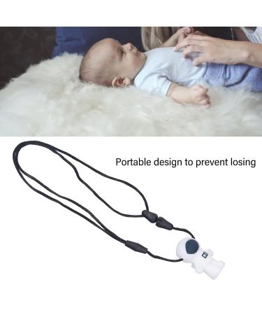 Odorless Silicone Baby Chew Pendant - Soft & Safe Teething Necklace for Home (Blue) - Buy Online on GoSupps.com