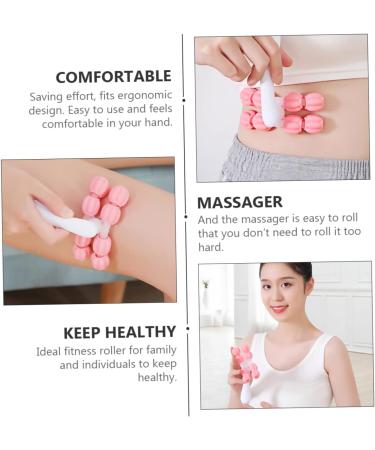 Toddmomy Massage Roller - Leg & Back Muscle Massager Trigger Point Fitness Device Calf & Arm Roller Portable Plastic Foot Massager for Body Relief - Buy Online on GoSupps.com