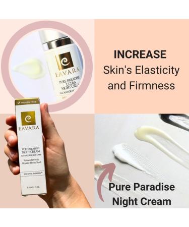 Eavara Collagen Cream Night Cream and Tallow Balm Set Organic Skincare Trio with Grass-Fed Tallow Collagen Peptides Retinol and Hyaluronic Acid Firms Nourishes and Supports Skin Overnight - Buy Online on GoSupps.com