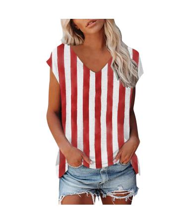 Short Sleeve T Shirts Clothing Woman T-Shirt Casual Black Clothing Top Women's Floral Pattern for Women Crop Tops Shirt Shirts Top Women's Summer Tank Top 1 Red XXL