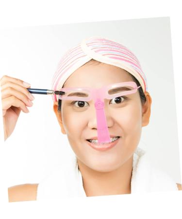 DRESSOOS Eyebrow Tools 3 Sets Eyebrow Aid Handheld Brow Stencils Convenient Brow Stencils Eyebrow Stickers Eyebrow Trimming - Buy Online on GoSupps.com