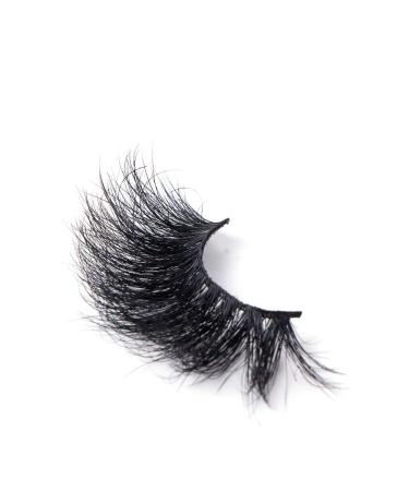 FOXSCOS 1 Pair 25mm 3D Mink Eyelashes | Natural Fluffy False Eyelashes | Siberian Mink Strip Lashes - Model MG20 - Buy Online on GoSupps.com
