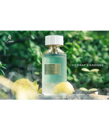 CEDRAT ESSENCE EMIR 2.5 Fl Oz EDP for Men and Women Paris Corner Perfumes Special Edition Sicilian Lemon Black Currant Bergamot and Spicy Notes - Buy Online on GoSupps.com