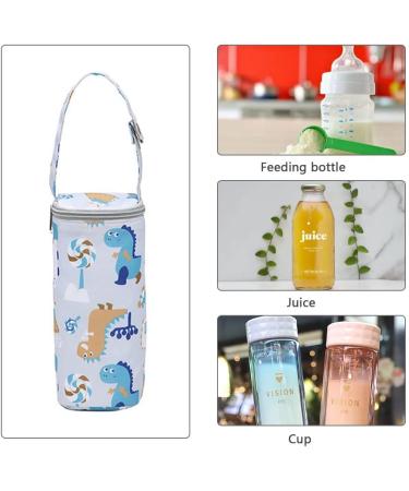 BABY BOTTLE INSULATION BAG | Hangable Cartoon Breastmilk Storage Tote | Portable Travel Milk Bottle Holder - Buy Online on GoSupps.com