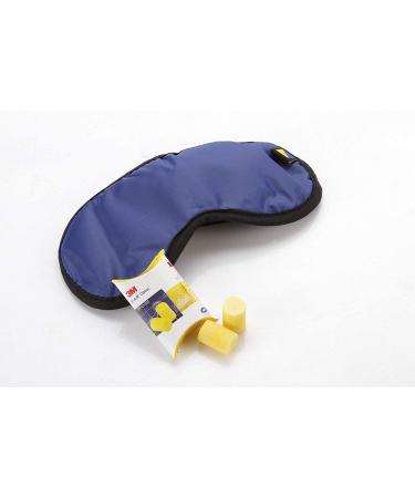 TRAVEL BLUE Luxury set with ear plugs Travel Eye Mask Gently Padded For Extra Comfort With Elastic Strap Easy Release Sleep Solutions for Nap Relaxation Meditation Eye Mask for Games Surprises Daytime Nighttime - 451 - Buy Online on GoSupps.com