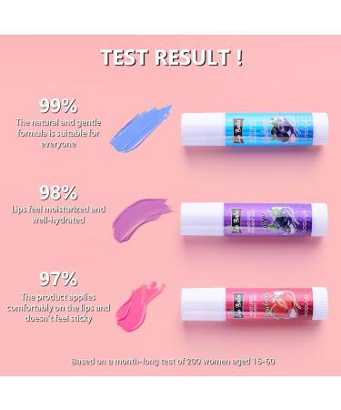 LIAYLILI 6 Pack Lip Balm Fruit Flavoured Lip Balms All Day Moisturising Soft Natural Lip Balm with Vitamin E and Coconut Oil for chapped or dry lips. - Buy Online on GoSupps.com