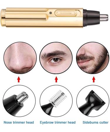 Buy 3 in 1 Rechargeable Nose Hair Trimmer | Multifunctional Eyebrow & Ear Hair Trimmer for Men & Women - International Shipping Available - Buy Online on GoSupps.com